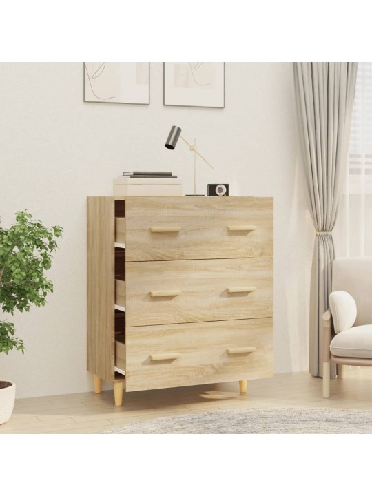 Kumode, ozolkoka krāsa, 70x34x90 cm, inženierijas koks