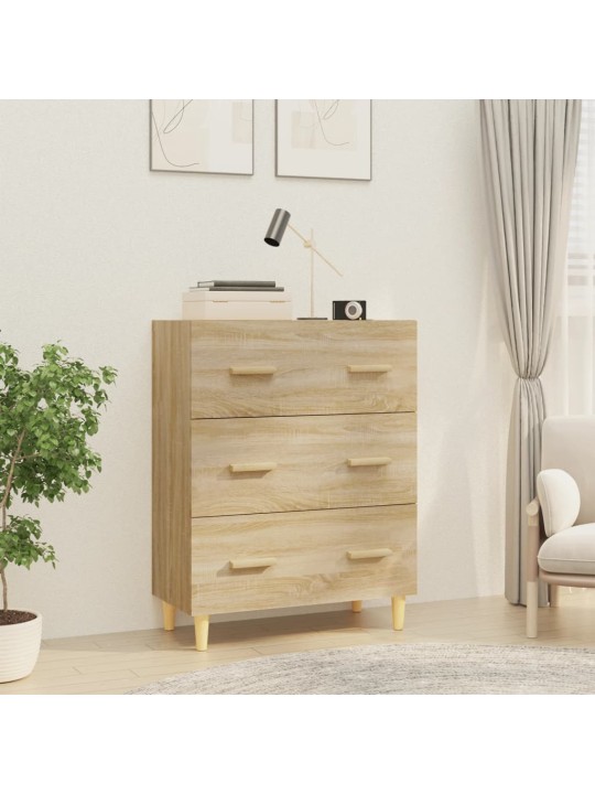 Kumode, ozolkoka krāsa, 70x34x90 cm, inženierijas koks