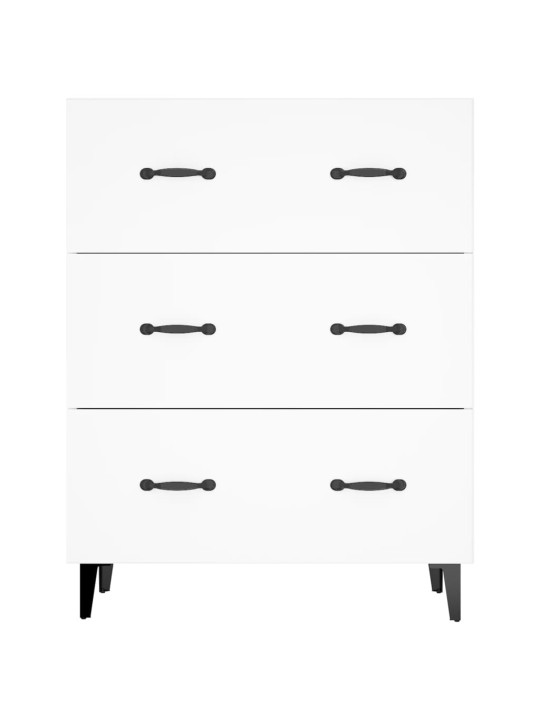 Kumode, balta, 69,5x34x90 cm, inženierijas koks