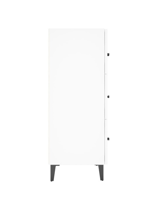 Kumode, balta, 69,5x34x90 cm, inženierijas koks