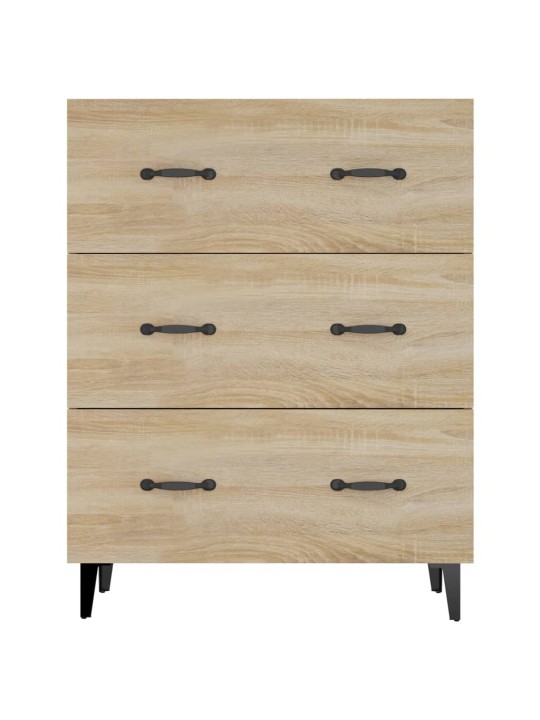 Kumode, ozolkoka krāsa, 69,5x34x90 cm, inženierijas koks