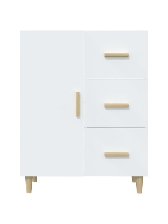 Kumode, balta, 69,5x34x90 cm, inženierijas koks