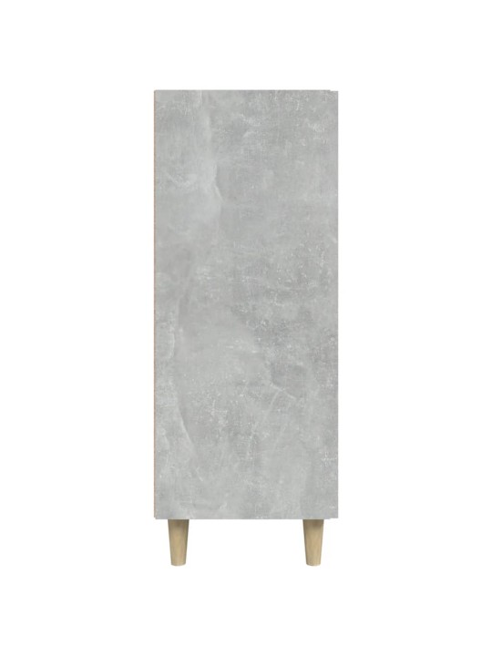 Kumode, betona pelēka, 69,5x34x90 cm, inženierijas koks