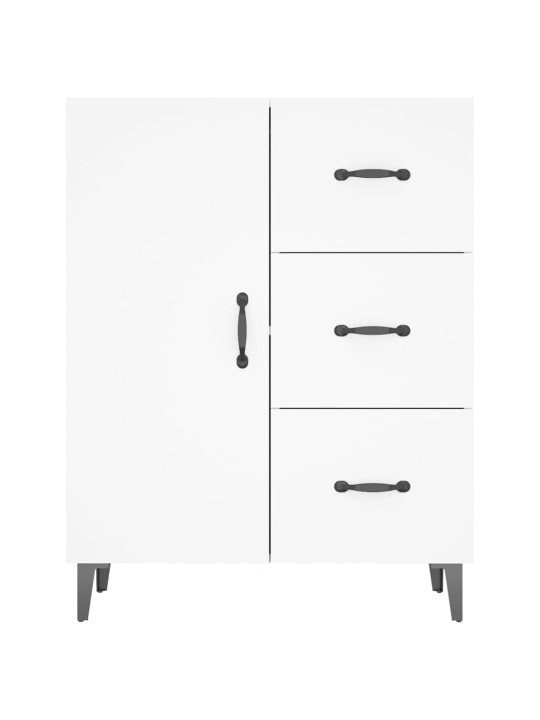Kumode, balta, 69,5x34x90 cm, inženierijas koks
