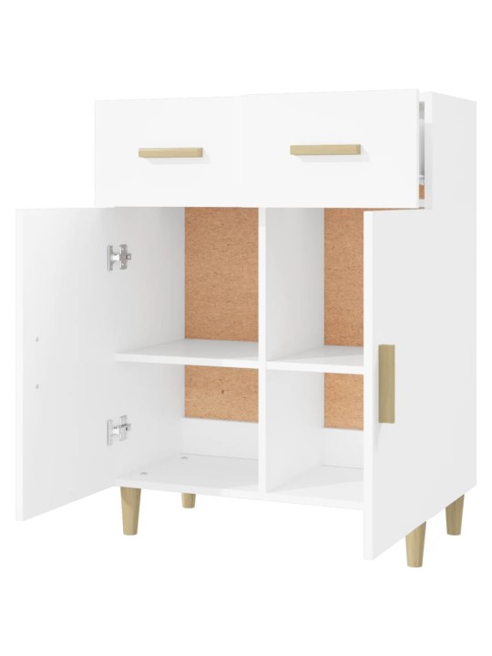 Kumode, balta, 69,5x34x89 cm, inženierijas koks