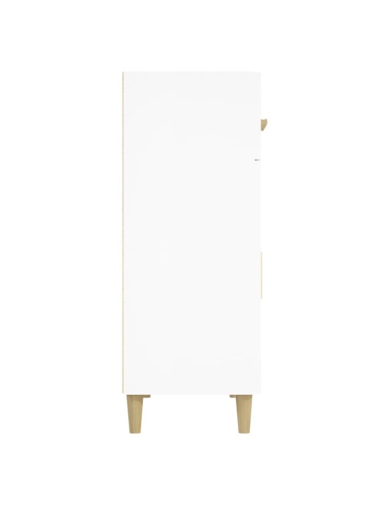 Kumode, balta, 69,5x34x89 cm, inženierijas koks