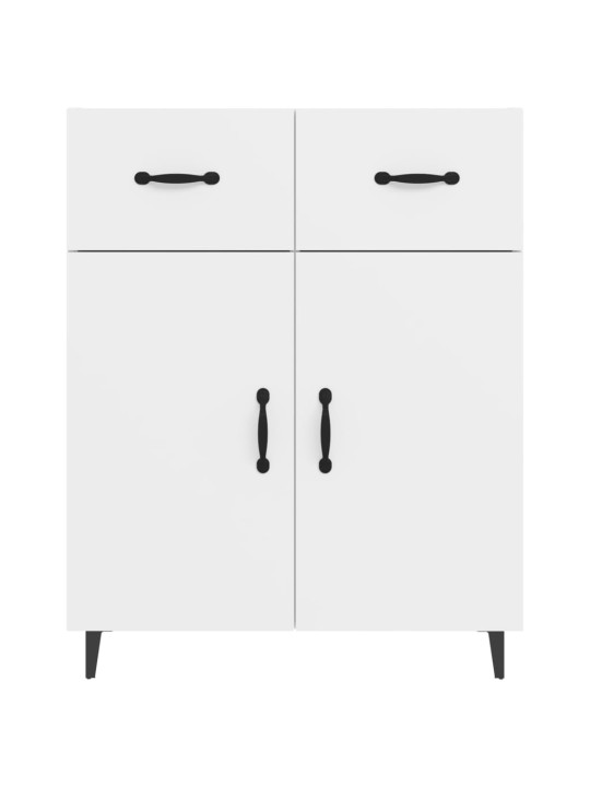 Kumode, balta, 69,5x34x90 cm, inženierijas koks