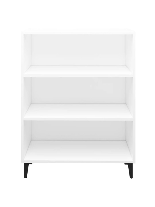 Kumode, balta, 69,5x32,5x90 cm, inženierijas koks