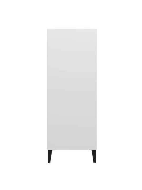 Kumode, balta, 69,5x32,5x90 cm, inženierijas koks