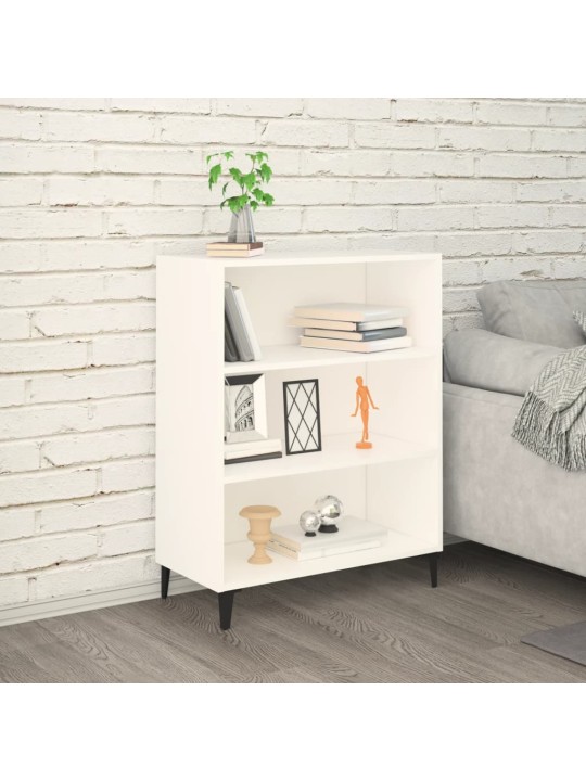 Kumode, balta, 69,5x32,5x90 cm, inženierijas koks