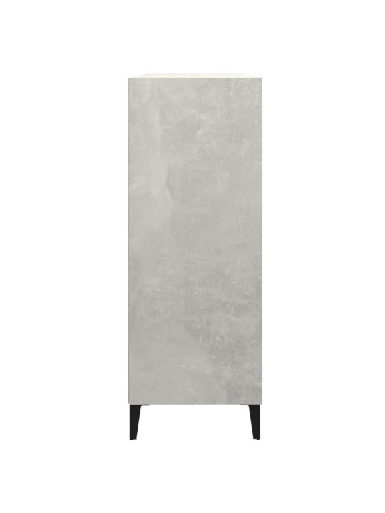Kumode, betona pelēka, 69,5x32,5x90 cm, inženierijas koks