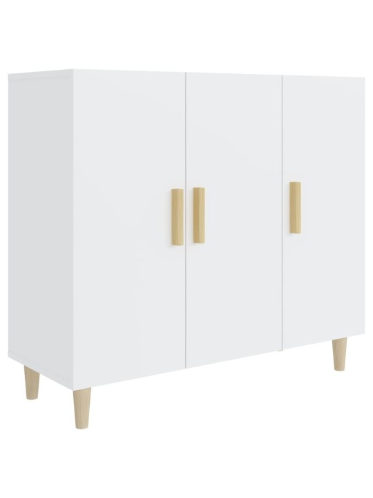 Kumode, balta, 90x34x80 cm, inženierijas koks