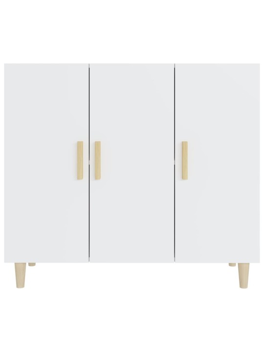 Kumode, balta, 90x34x80 cm, inženierijas koks
