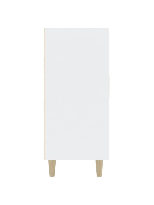 Kumode, balta, 90x34x80 cm, inženierijas koks