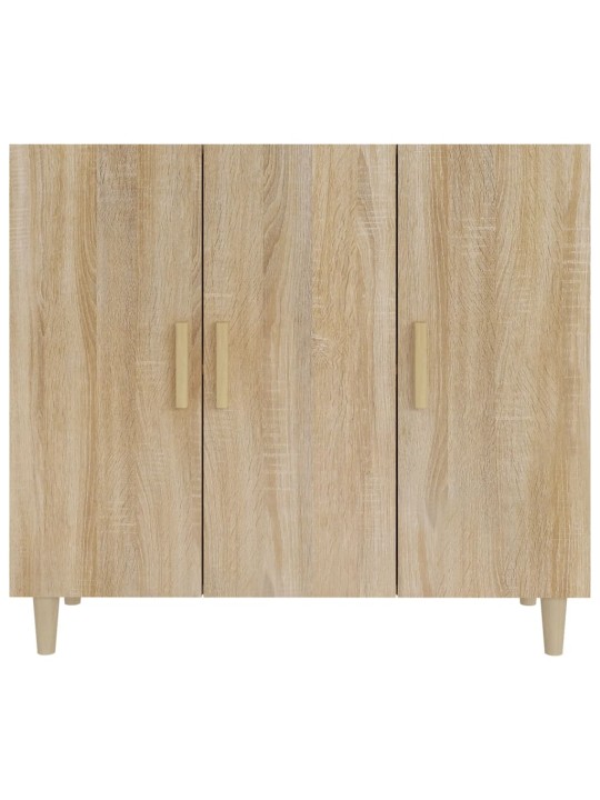 Kumode, ozolkoka krāsa, 90x34x80 cm, inženierijas koks