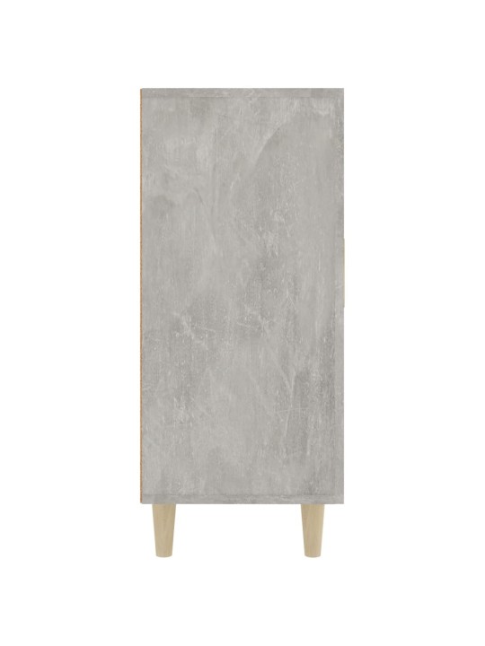 Kumode, betona pelēka, 90x34x80 cm, inženierijas koks