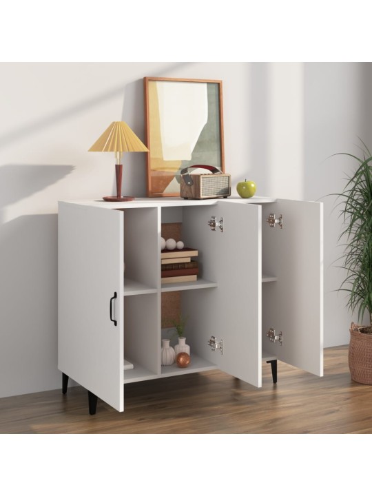 Kumode, balta, 90x34x80 cm, inženierijas koks