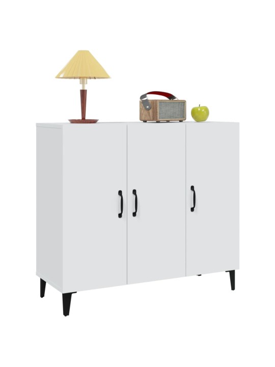 Kumode, balta, 90x34x80 cm, inženierijas koks