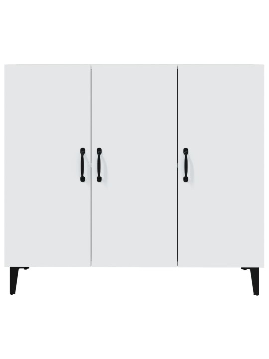 Kumode, balta, 90x34x80 cm, inženierijas koks
