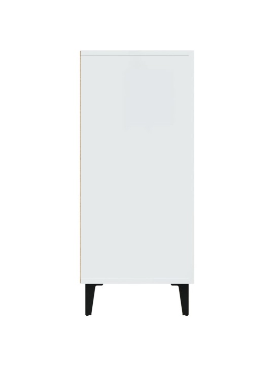 Kumode, balta, 90x34x80 cm, inženierijas koks