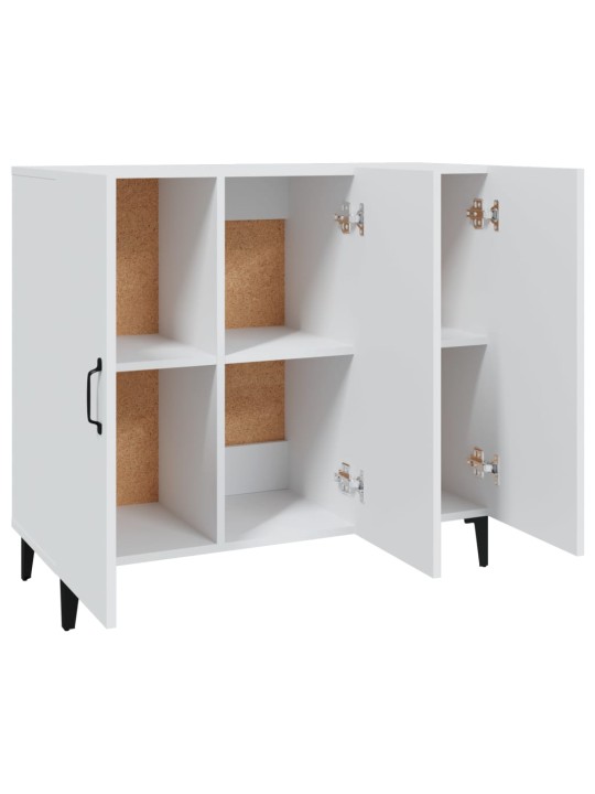 Kumode, balta, 90x34x80 cm, inženierijas koks