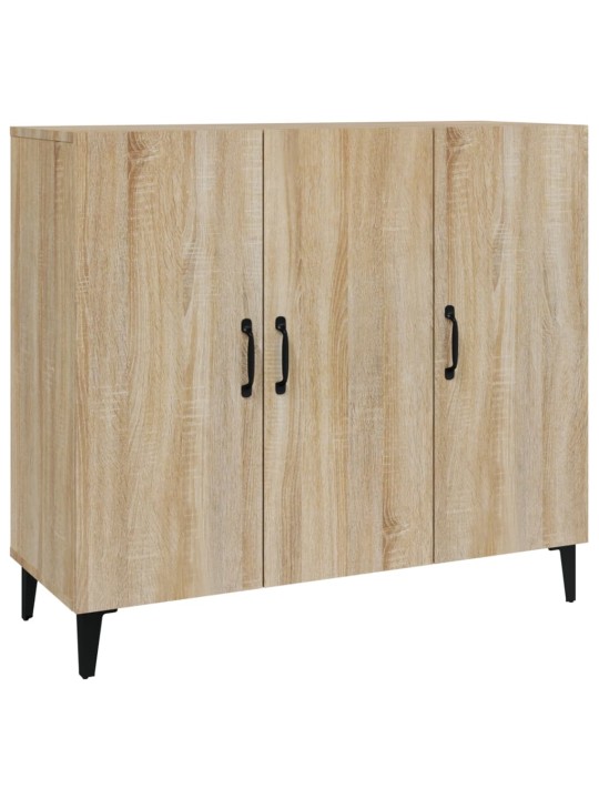 Kumode, ozolkoka krāsa, 90x34x80 cm, inženierijas koks