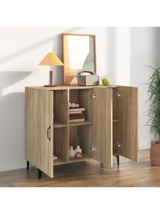 Kumode, ozolkoka krāsa, 90x34x80 cm, inženierijas koks