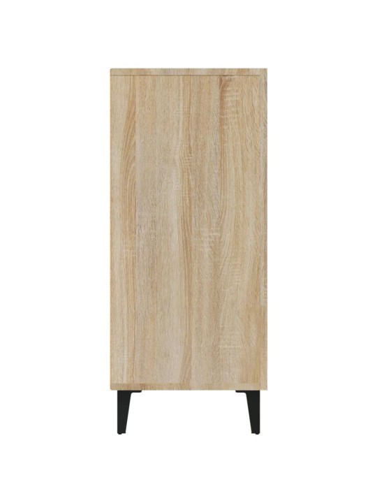 Kumode, ozolkoka krāsa, 90x34x80 cm, inženierijas koks