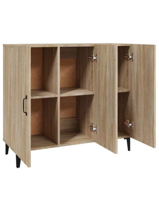 Kumode, ozolkoka krāsa, 90x34x80 cm, inženierijas koks