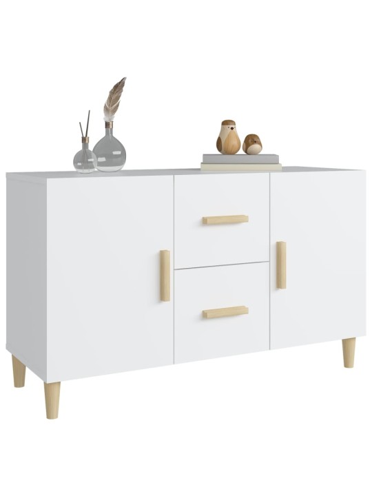 Kumode, balta, 100x36x60 cm, inženierijas koks