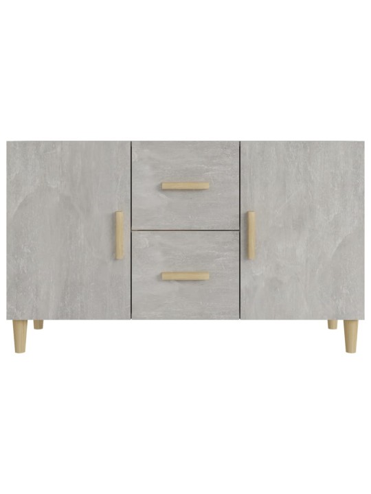 Kumode, betona pelēka, 100x36x60 cm, inženierijas koks