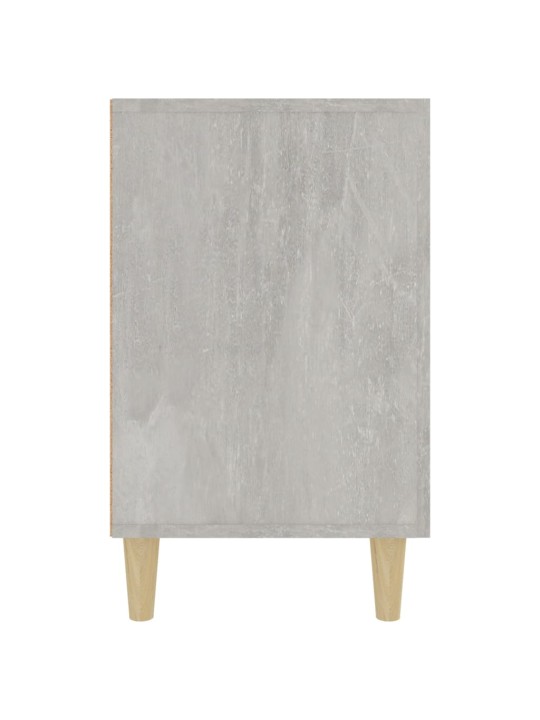 Kumode, betona pelēka, 100x36x60 cm, inženierijas koks