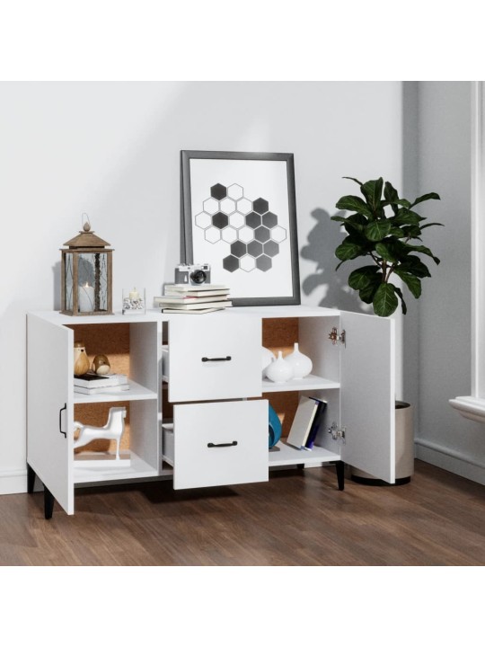 Kumode, balta, 100x36x60 cm, inženierijas koks