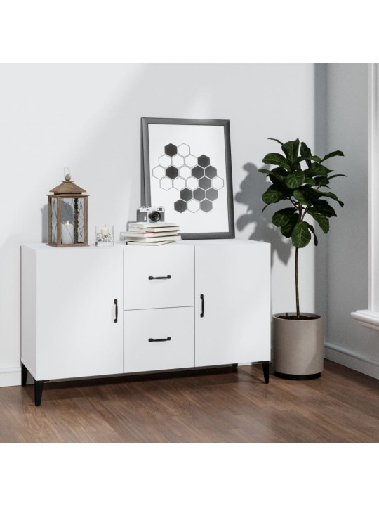 Kumode, balta, 100x36x60 cm, inženierijas koks