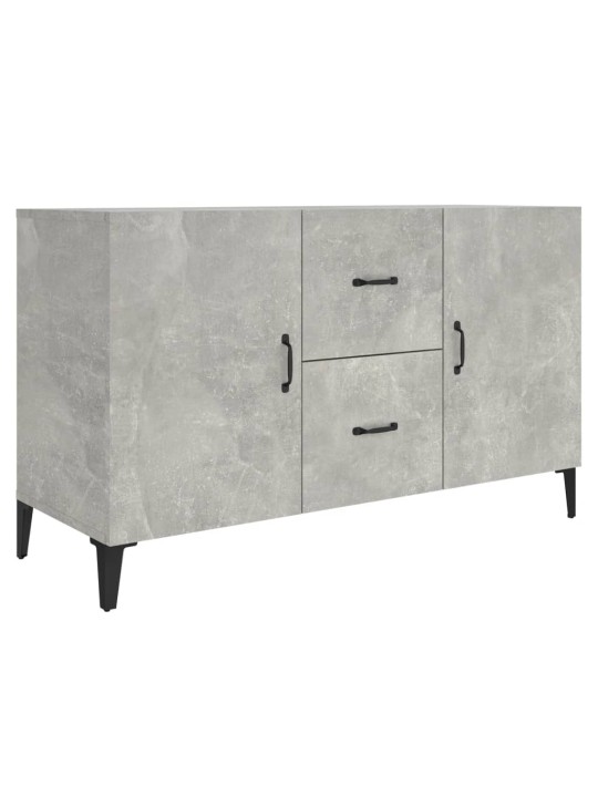 Kumode, betona pelēka, 100x36x60 cm, inženierijas koks