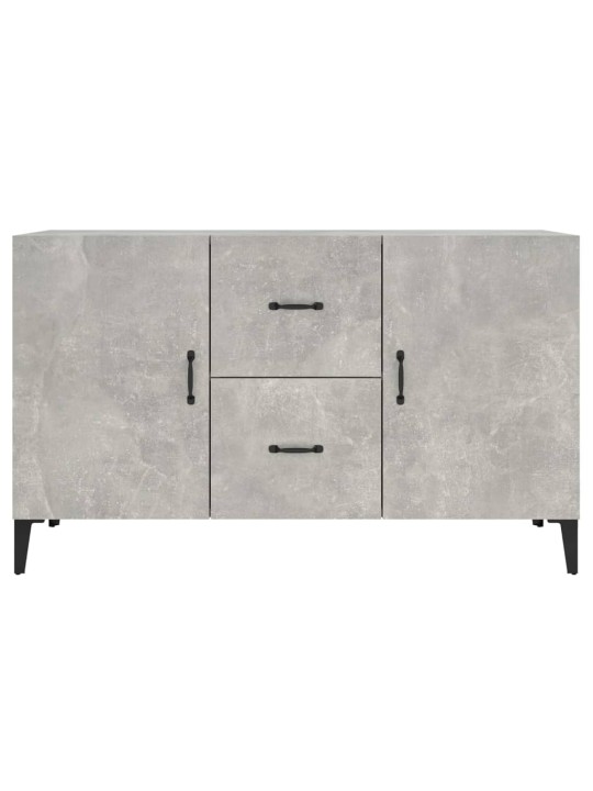 Kumode, betona pelēka, 100x36x60 cm, inženierijas koks