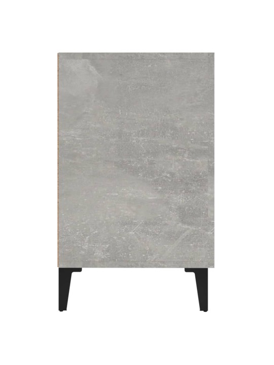 Kumode, betona pelēka, 100x36x60 cm, inženierijas koks