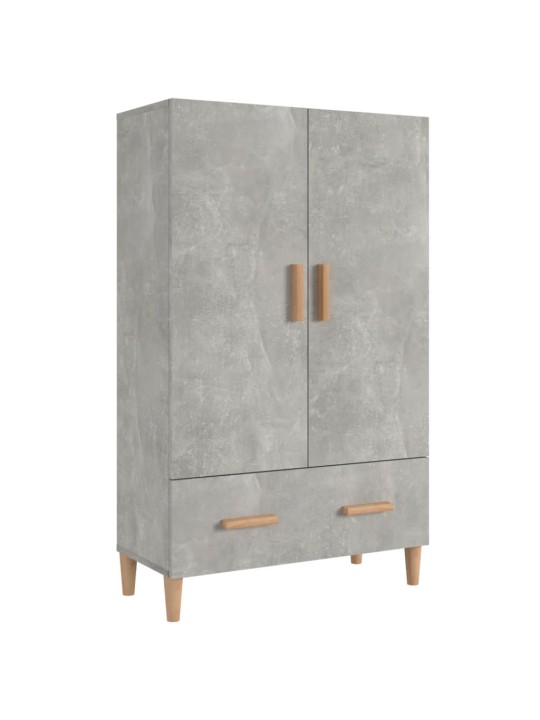 Augstais skapītis, betonpelēks, 70x31x115 cm, inženierijas koks