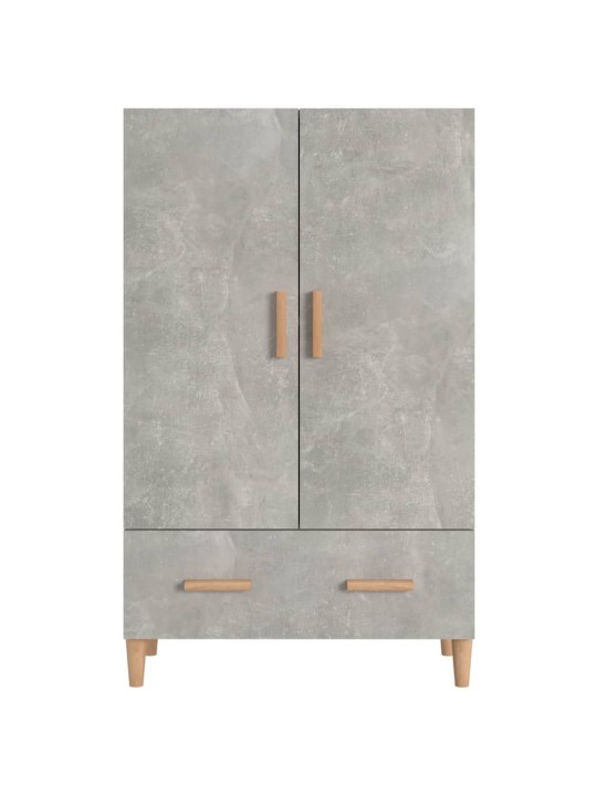 Augstais skapītis, betonpelēks, 70x31x115 cm, inženierijas koks