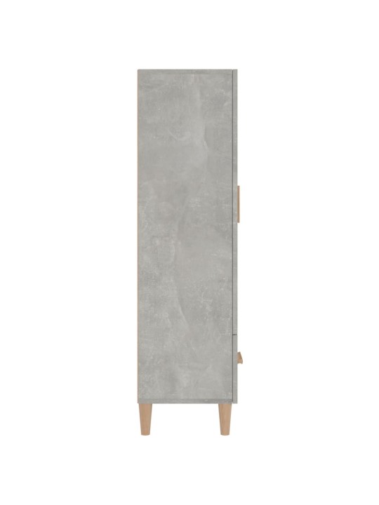 Augstais skapītis, betonpelēks, 70x31x115 cm, inženierijas koks