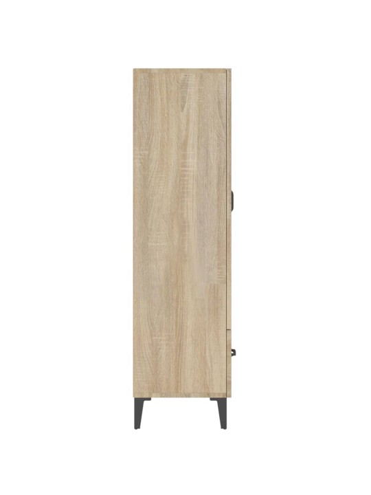 Augstais skapītis, ozola krāsa, 70x31x115 cm, inženierijas koks