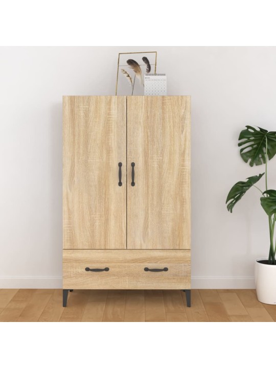 Augstais skapītis, ozola krāsa, 70x31x115 cm, inženierijas koks