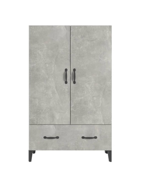 Augstais skapītis, betonpelēks, 70x31x115 cm, inženierijas koks