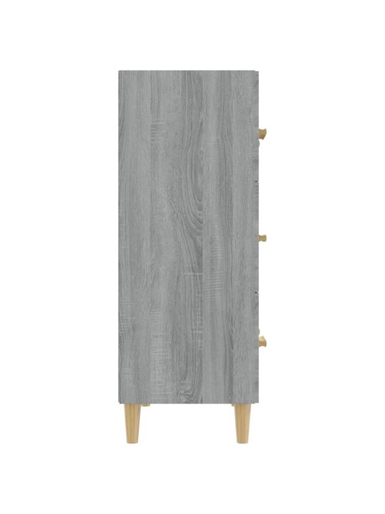 Kumode, pelēcīga ozolkoka, 70x34x90 cm, inženierijas koks