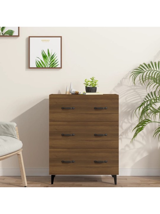 Kumode, ozolkoka krāsa, 69,5x34x90 cm, inženierijas koks