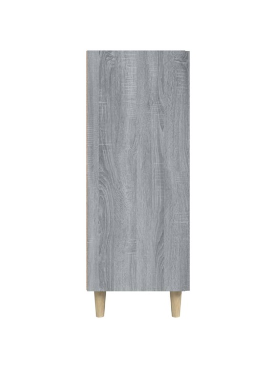 Kumode, pelēka ozolkoka, 69,5x34x90 cm, inženierijas koks