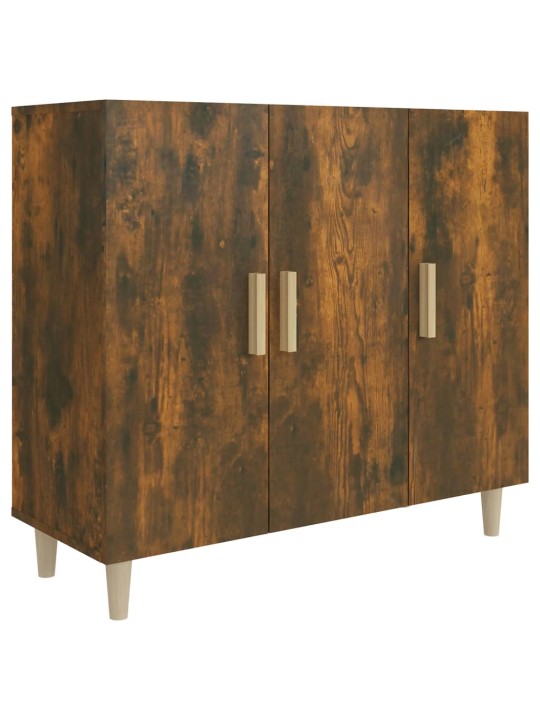 Kumode, ozolkoka krāsa, 90x34x80 cm, inženierijas koks