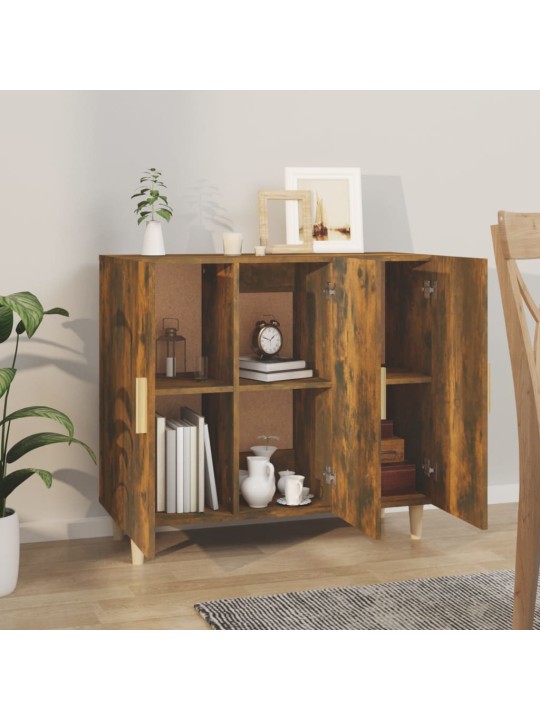 Kumode, ozolkoka krāsa, 90x34x80 cm, inženierijas koks