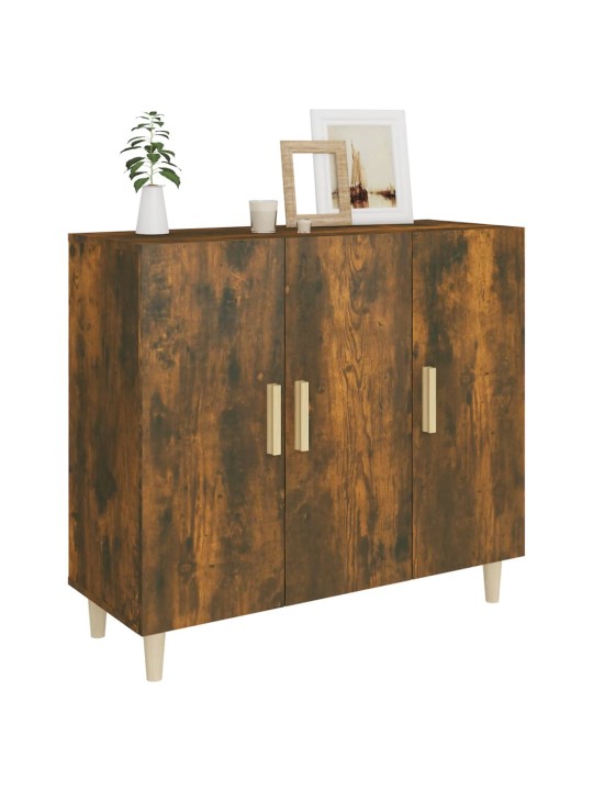 Kumode, ozolkoka krāsa, 90x34x80 cm, inženierijas koks