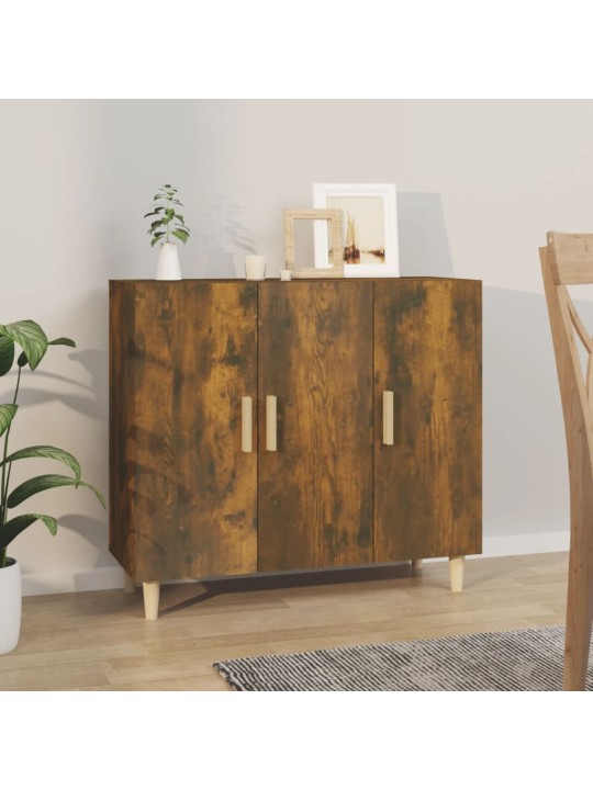 Kumode, ozolkoka krāsa, 90x34x80 cm, inženierijas koks